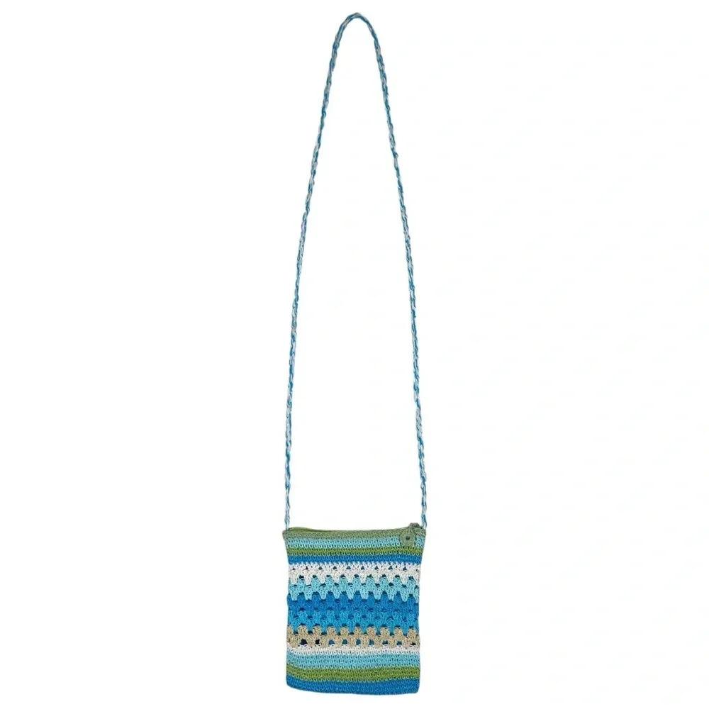 Y2K Crochet Mini Crossbody Bag‎